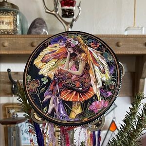 Colorful Fairy 6” Tambourine